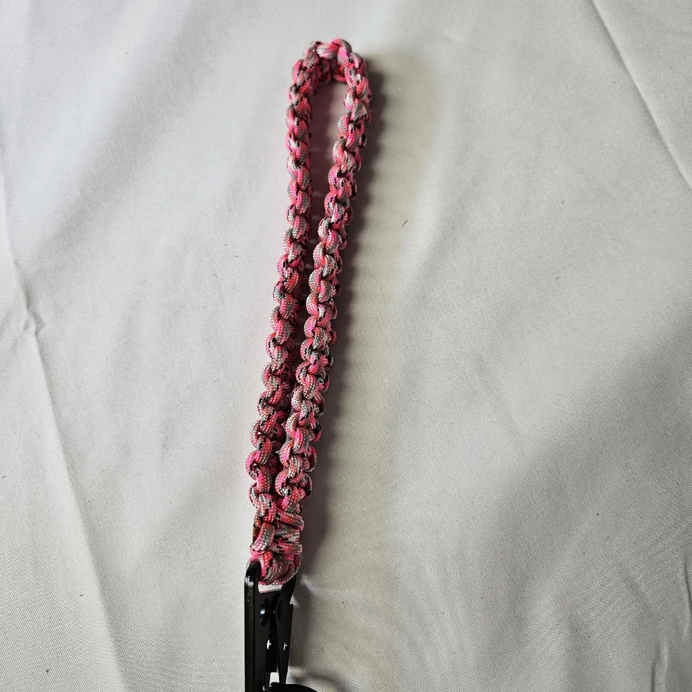 550 Paracord‎ Pink Camo Keychain Wristlet